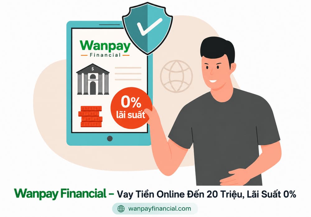 Wanpay Financial – Vay Tiền Online Đến 20 Triệu, Lãi Suất 0%